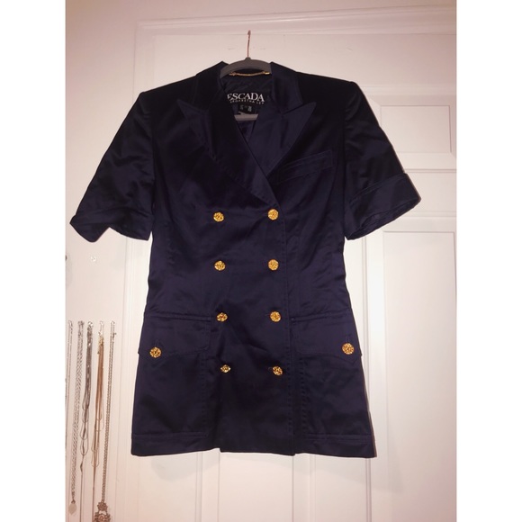 CYBER SALE‼️ ESCADA Blue Dress - Picture 1 of 8